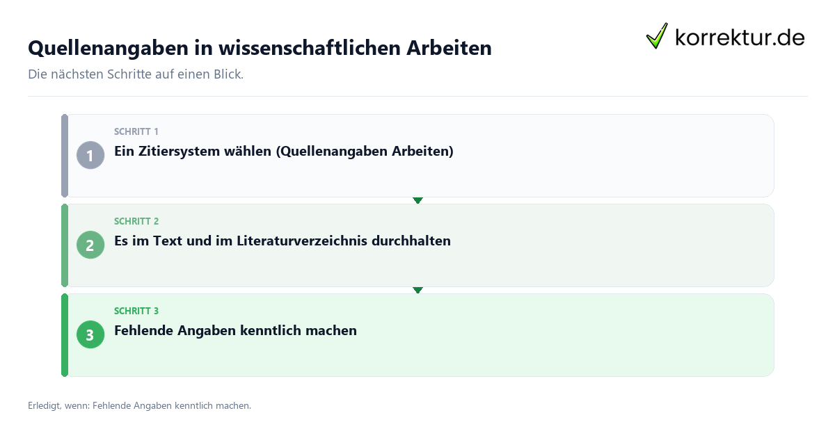Quellenangaben in wissenschaftlichen Arbeiten