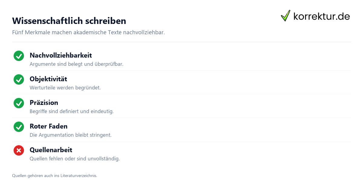 Wissenschaftlich schreiben Wissenschaftliche Texte & akademische Schreibweise: Merkmale