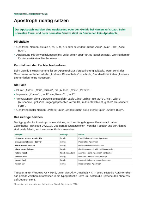 Vorschau der ersten Seite