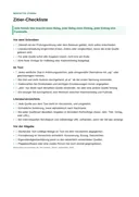 Vorschau der ersten Seite: Zitier-Checkliste für den Tag vor der Abgabe